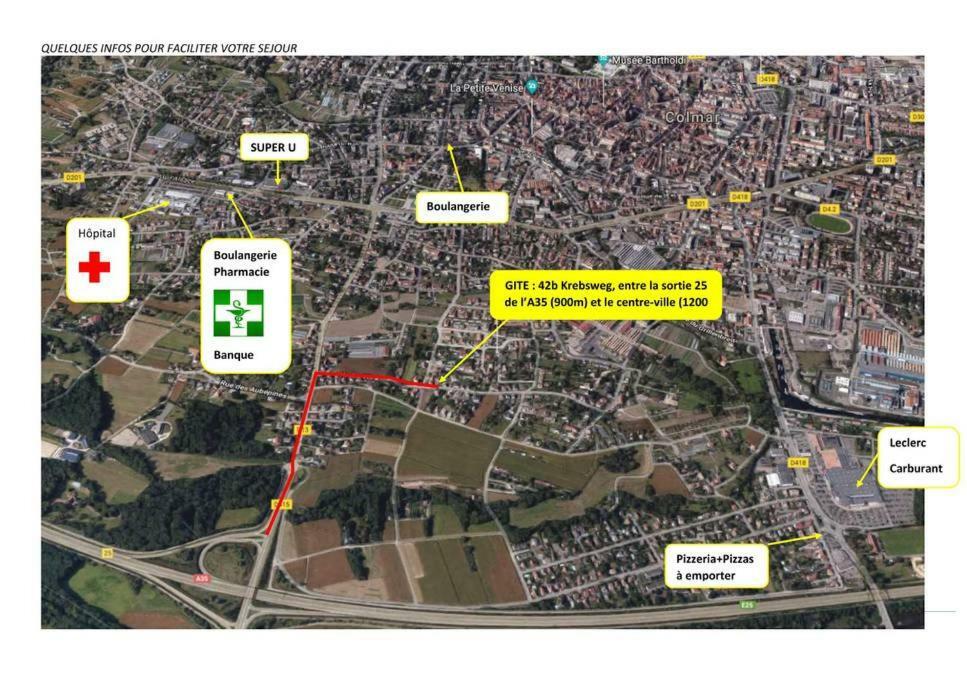 Gite Des 3 Cigognes Colmar Eksteriør bilde